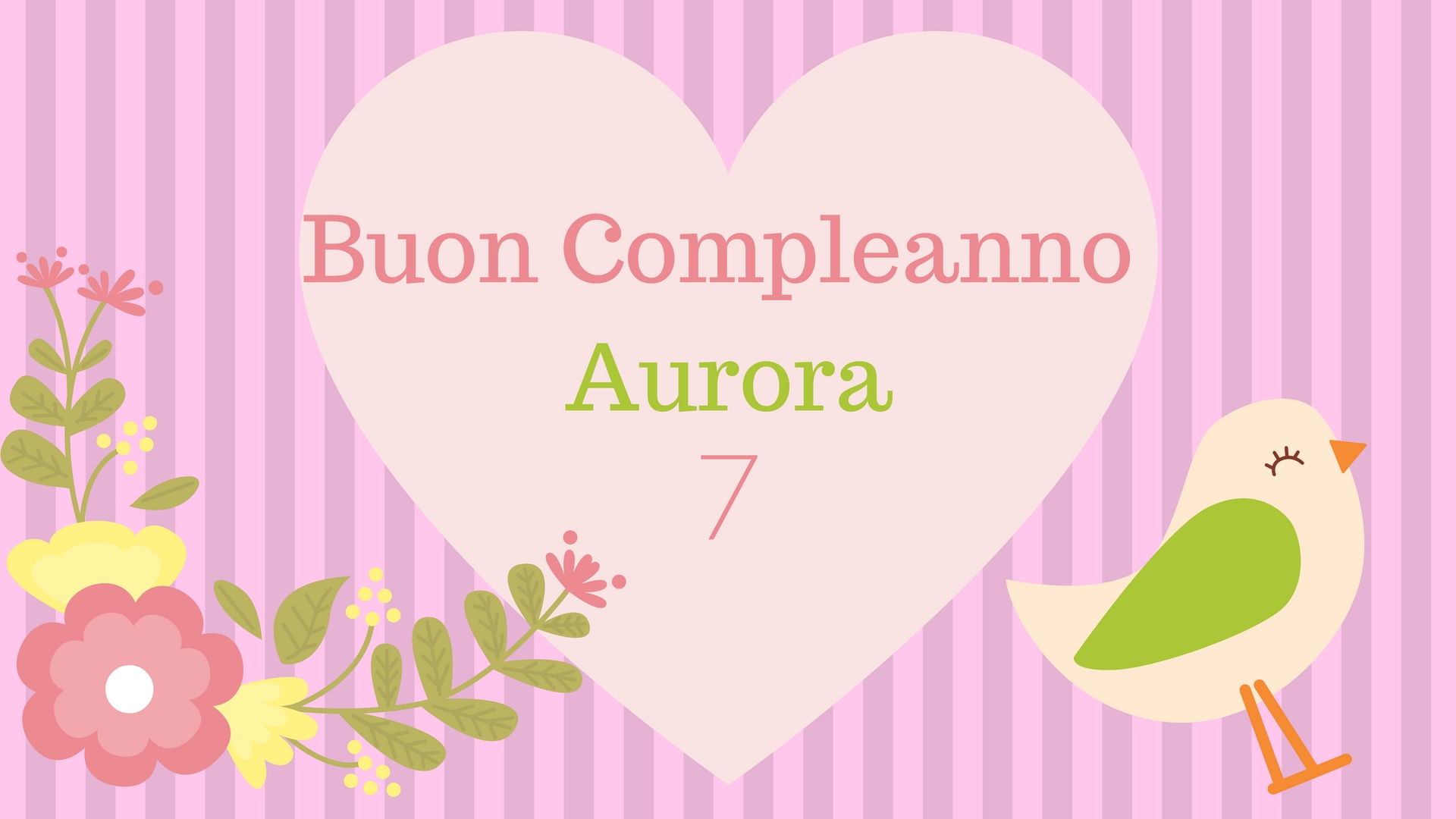 Buon Compleanno Aurora